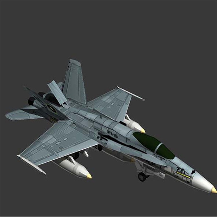 克拉玛依3D舰载战斗机模型