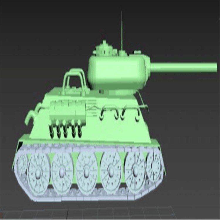 克拉玛依充气军用坦克模型